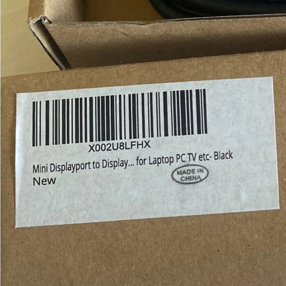 Mini DisplayPort to Display…for Laptop PCTV Black New CN-069R2V-HOD00-Brand New